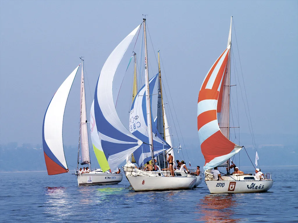 Парусная регата на Камском море / Sailing regatta