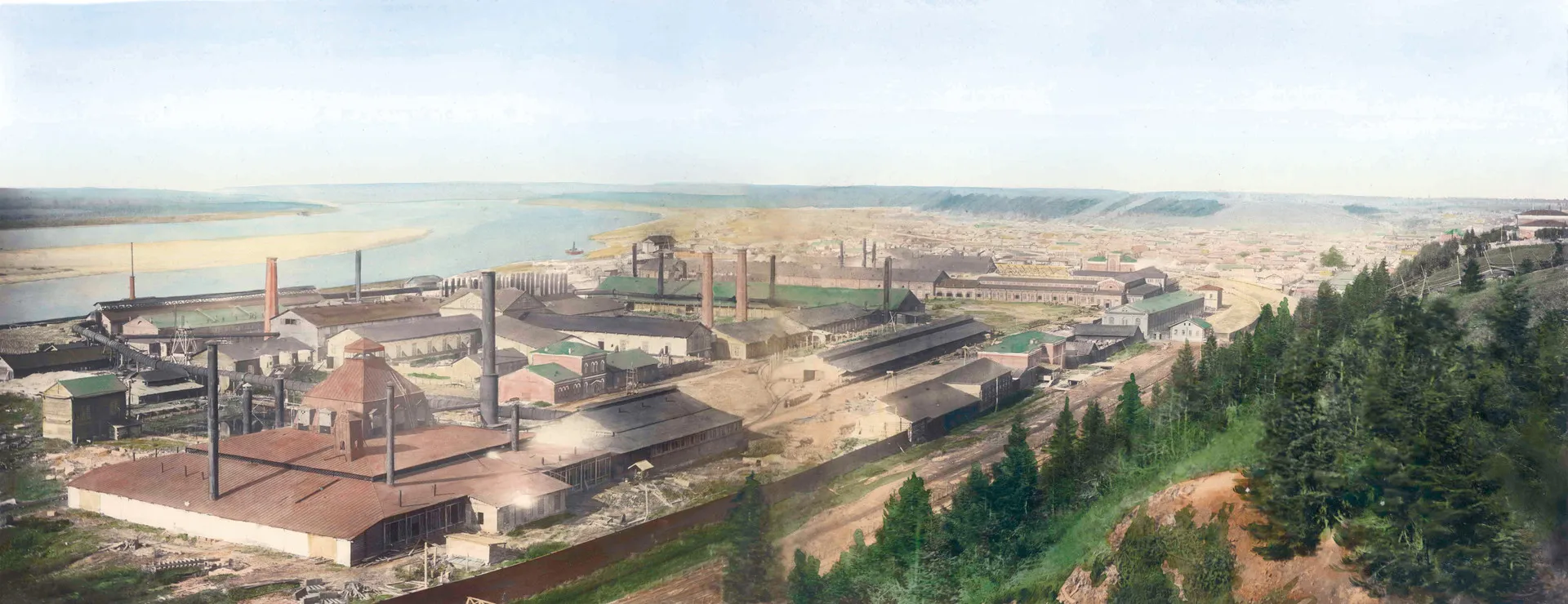 Мотовилихинский завод, вторая половина XIX в. / The Motovilihinsky Plant, second half of XIX century